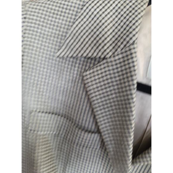 Vintage Tous Les Jours Blazer Vintage Linen Silk Blend Size 8 US Cinq A Sept - Picture 5 of 16